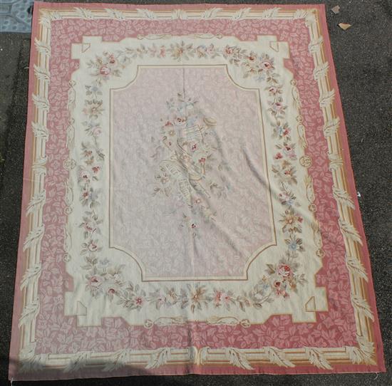 A Libertys Aubusson style carpet, 9ft 8in by 7ft 5in.